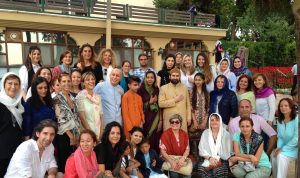 At the tomb of Hazrat Yusha (the prophet Joshua), peace be upon him, with members of the Istanbul circle. Credit: Sophia Aydin. 